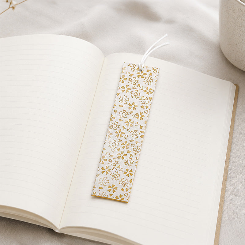 Japanskt Bokmärke Mino Washi - Sakura