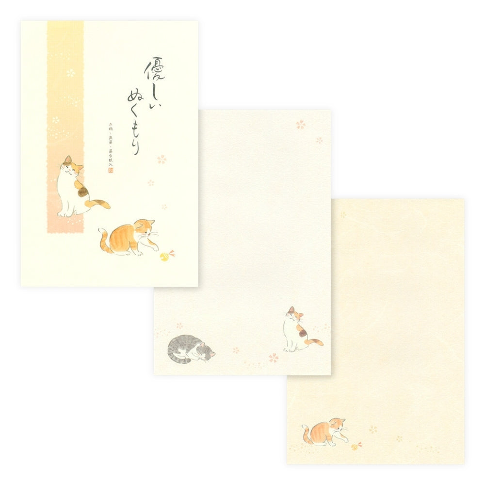 Japanskt Brevpapper - Katter
