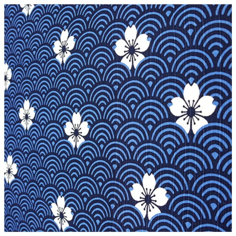 Japanskt Furoshiki Seigaiha mönster 70x70 cm
