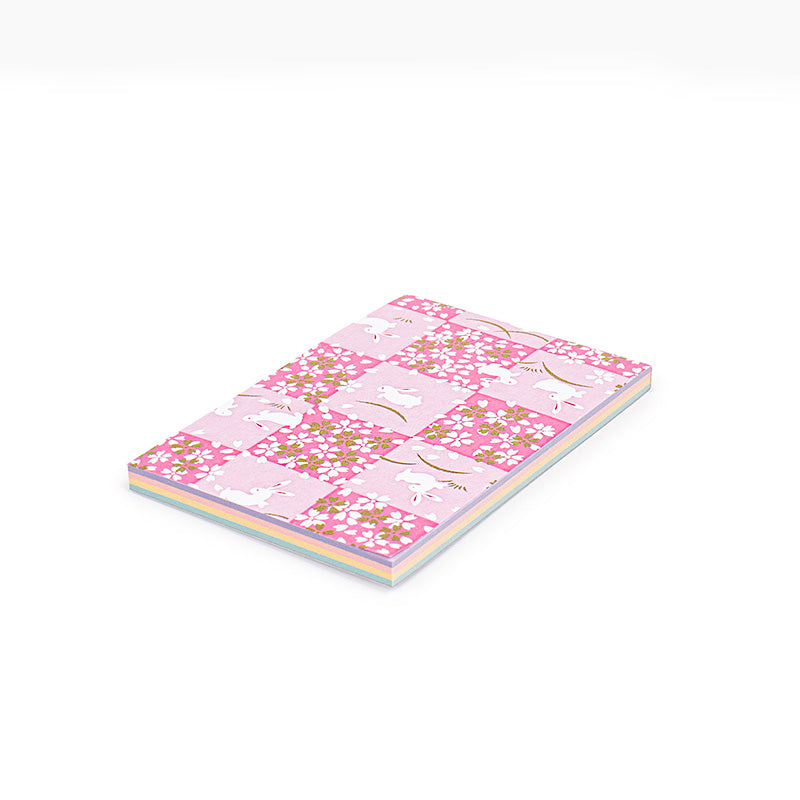 Japanskt Memo Block - Rosa Kaniner