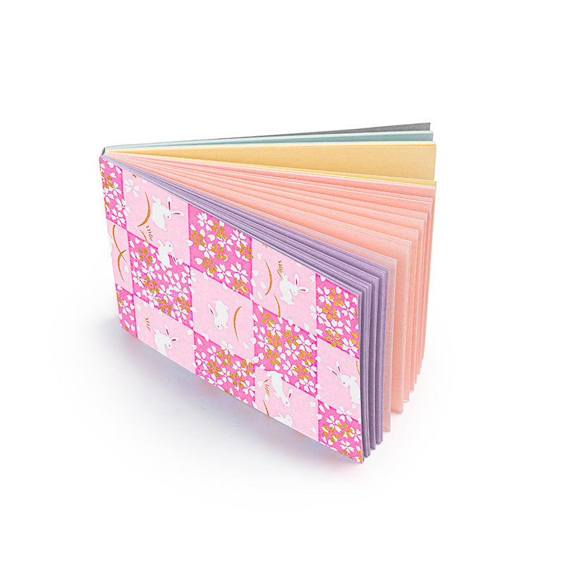 Japanskt Memo Block - Rosa Kaniner