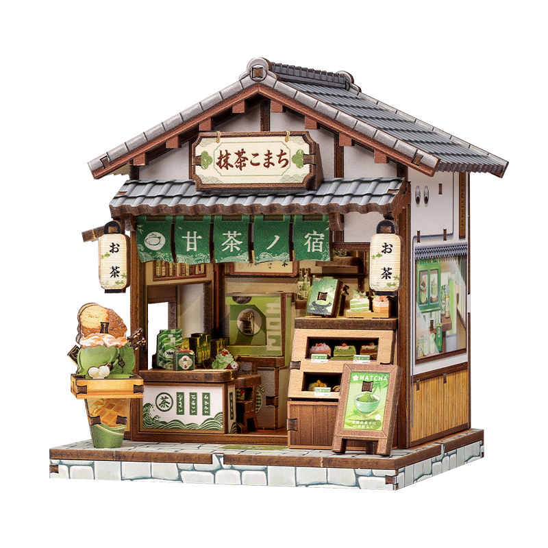 Japanskt mini-trähus byggsats Kyoto Matcha Cottage