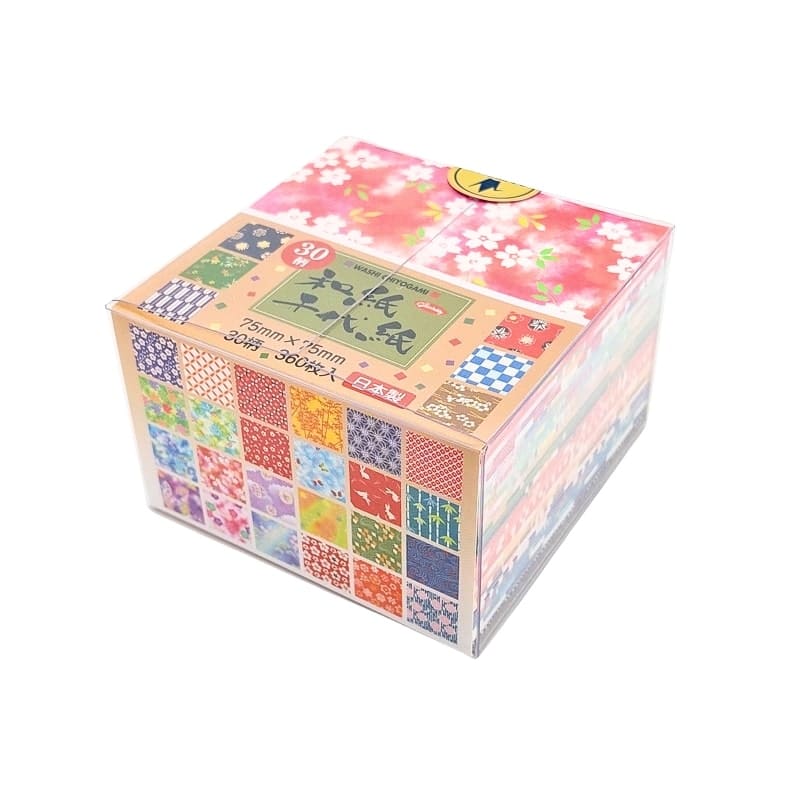 Japanskt origamipapper 30 mönster 7,5x7,5 cm