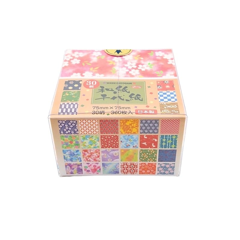 Japanskt origamipapper 30 mönster 7,5x7,5 cm
