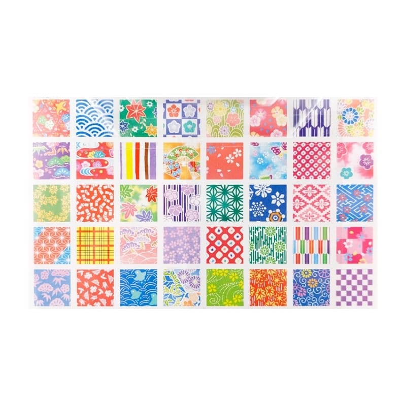 Japanskt origamipapper 40 mönster 15x15 cm