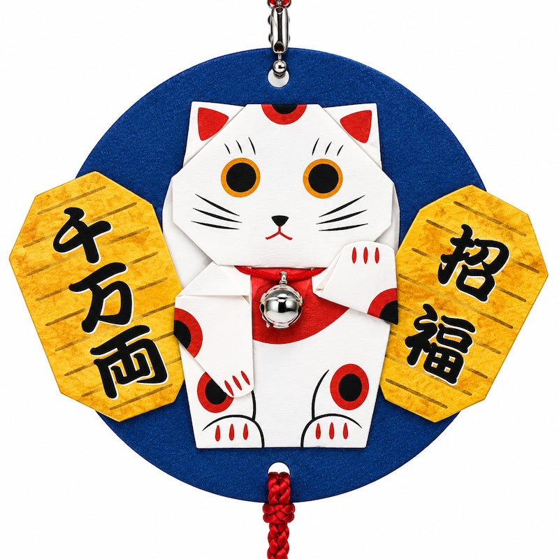 Japanskt Pysselkit för Hängdekoration - Maneki Neko