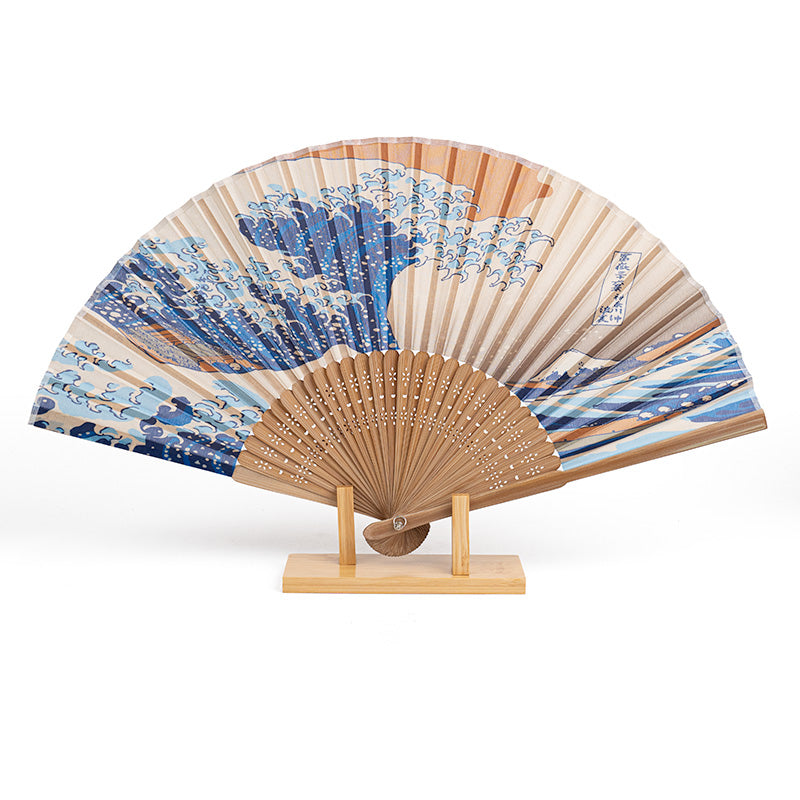 Japanskt Sensu Solfjäder Ställ - Bambu