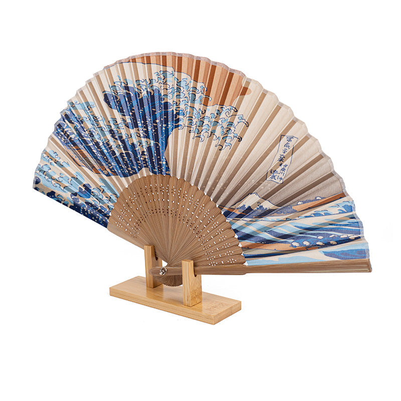 Japanskt Sensu Solfjäder Ställ - Bambu