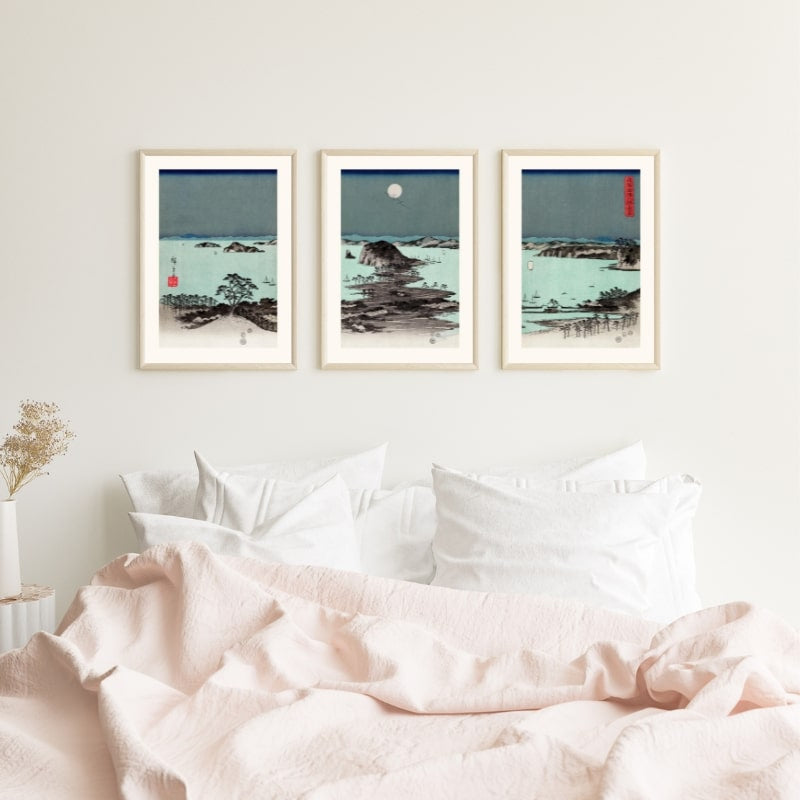 Japanskt tryck Hiroshige Kanazawa N°2 A3