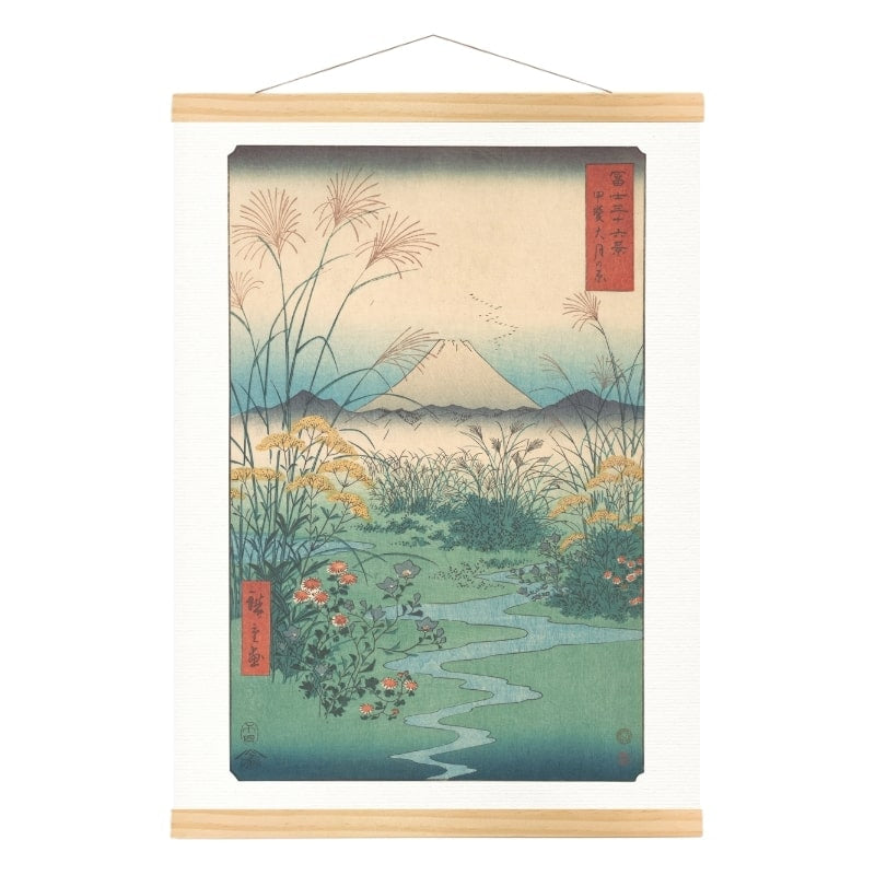Japanskt tryck Plain of Ōtsuki A3
