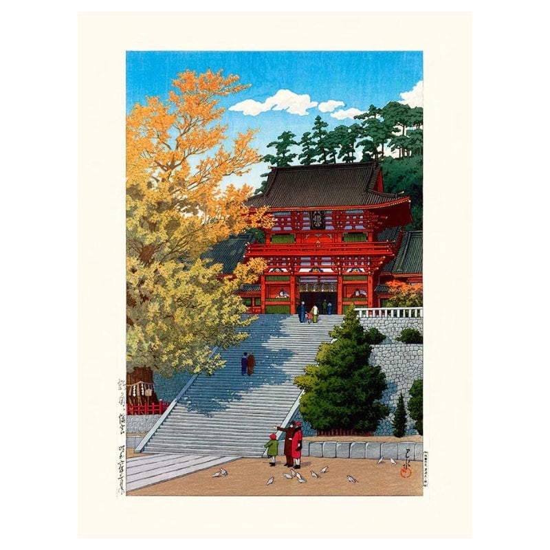 Kamakura Sanctuary Japansk affisch A3