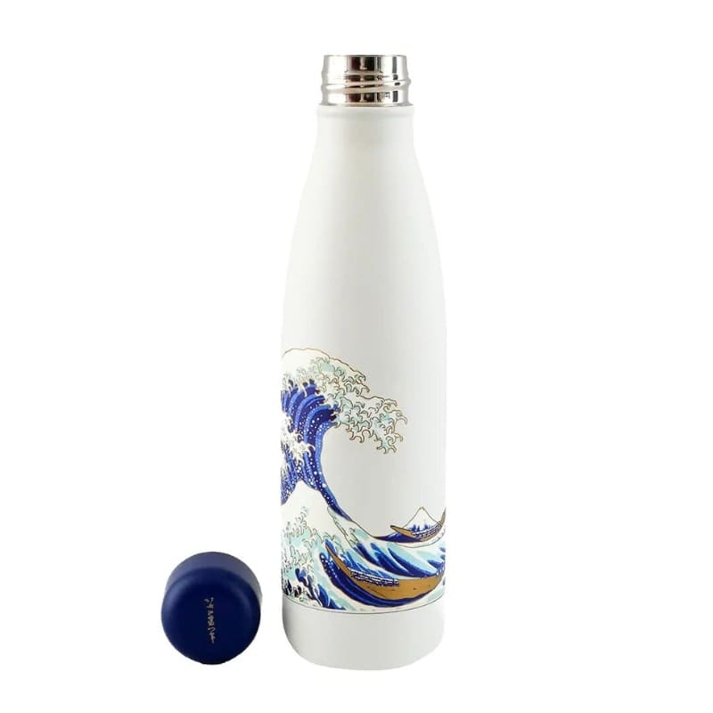 Kanagawa Great Wave Isolerad flaska