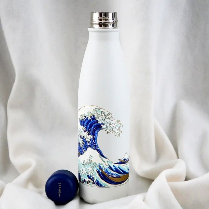 Kanagawa Great Wave Isolerad flaska