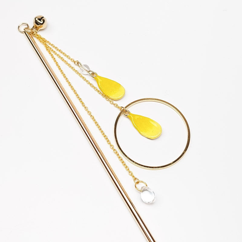 Kanzashi gula kronblad