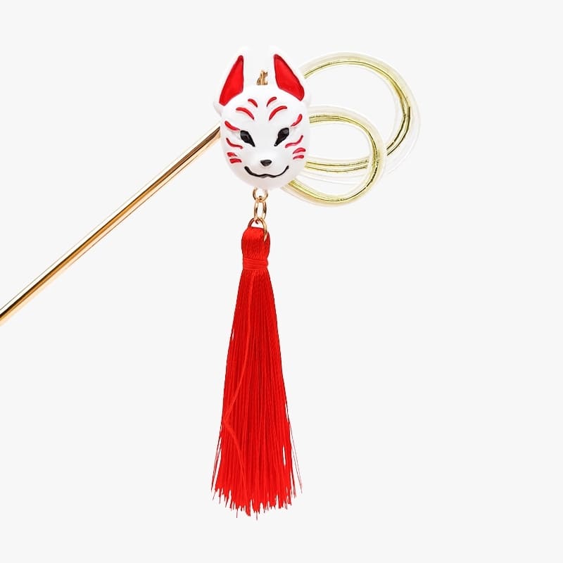 Kanzashi japansk Kitsune-mask