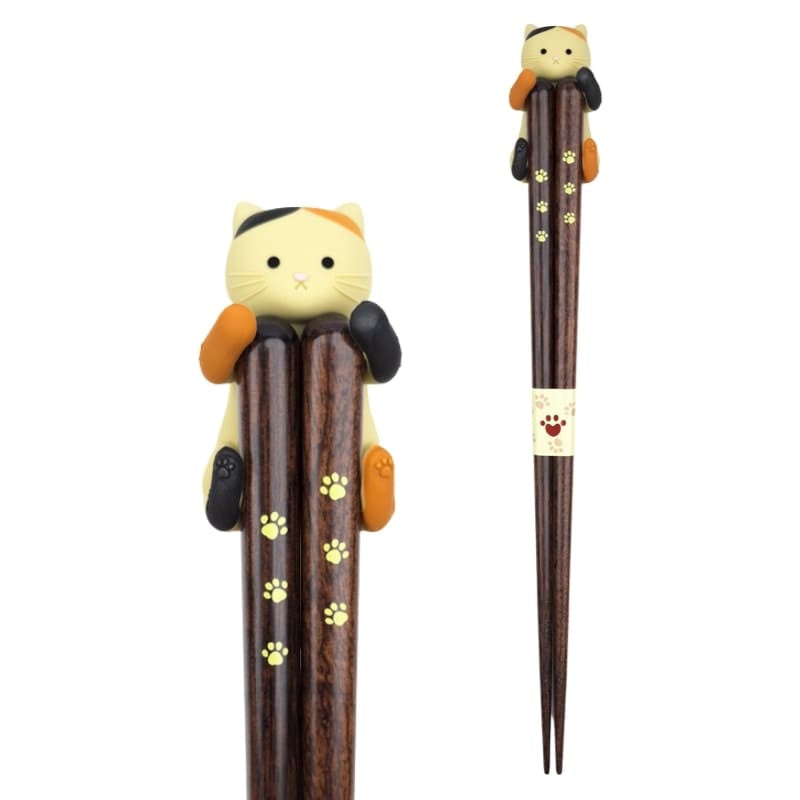 Kawaii Japanska ätpinnar Neko Cat