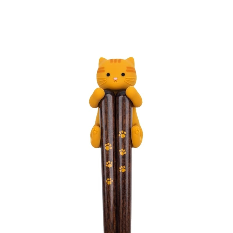 Kawaii japanska ätpinnar Röd katt