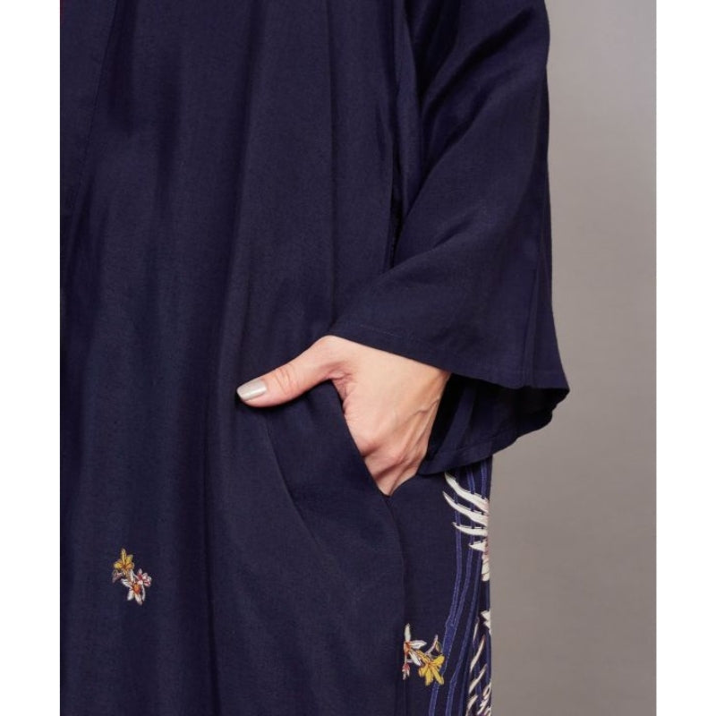 Kimono med lång kran för kvinnor En storlek