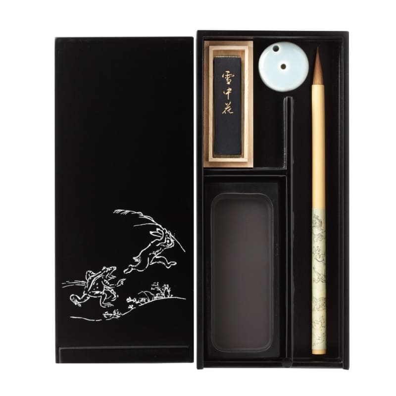 Kit för japansk kalligrafi Chōjū-giga