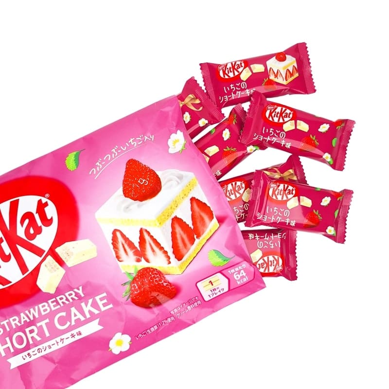 KitKat Mini Shortcake Jordgubb