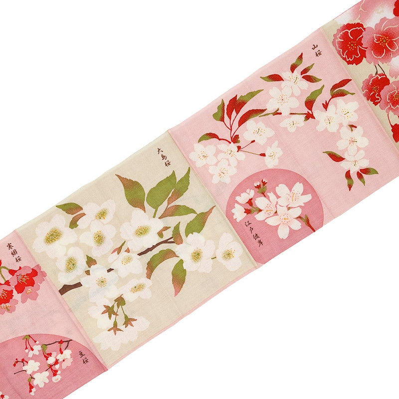 Körsbärsblom Japansk Tenugui