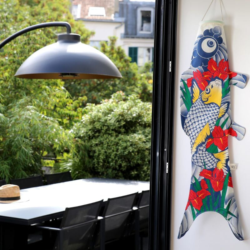 Koinobori fisk tatuering 100 cm