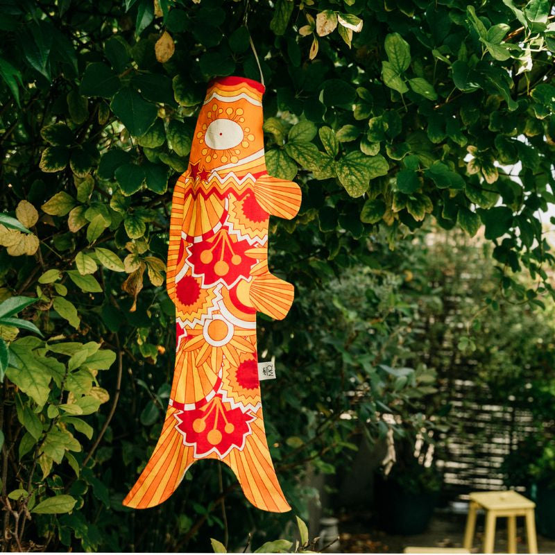 Koinobori Orange Retro 70 cm