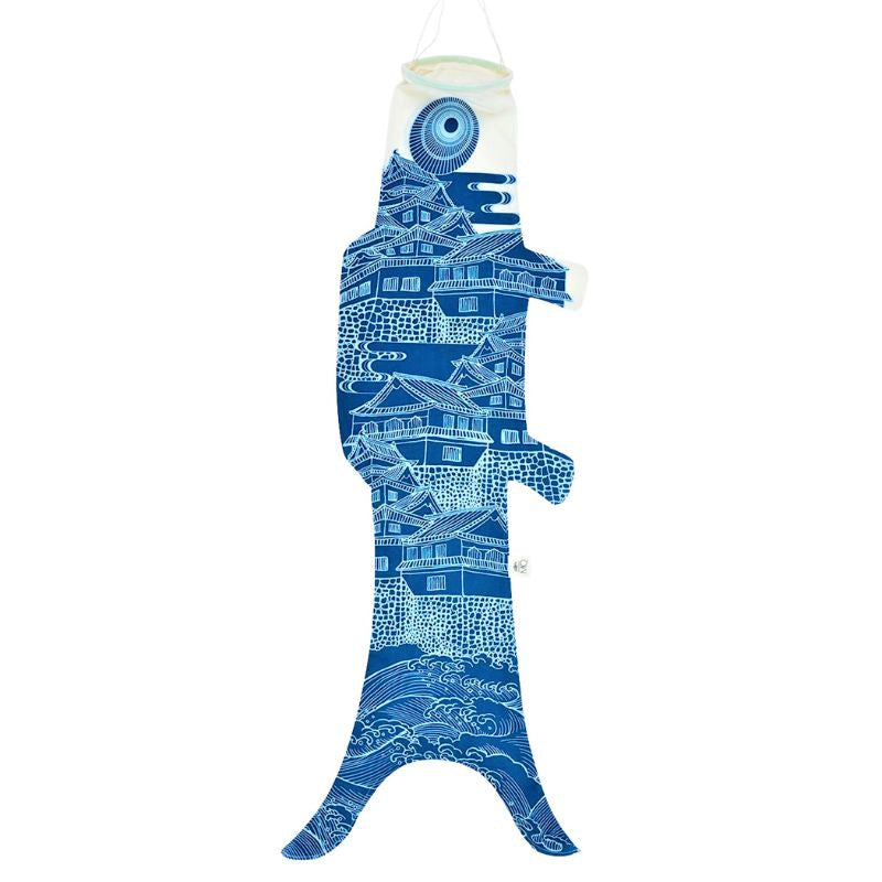 Koinobori Ôshiro Blå 70 cm