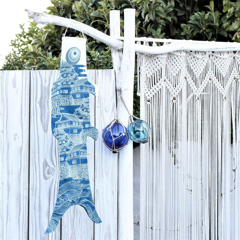 Koinobori Ôshiro Blå 70 cm