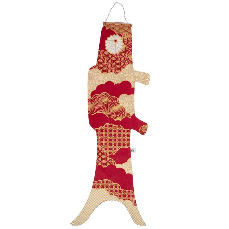 Koinobori Patchwork Röd 100 cm