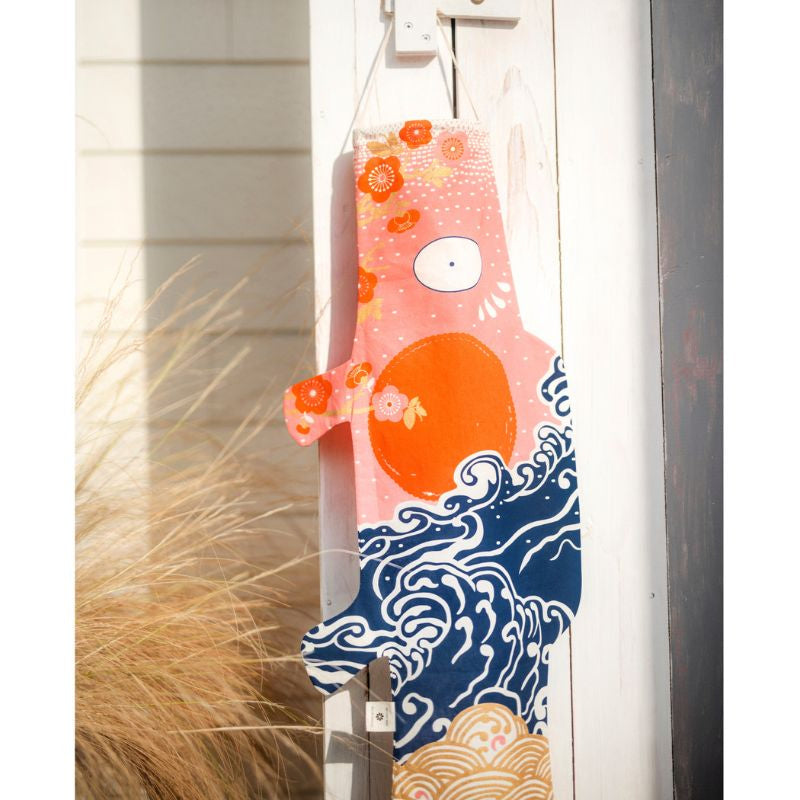 Koinobori Vågor 100 cm