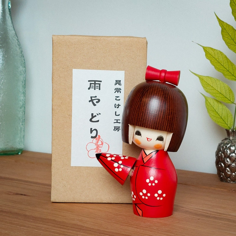 Kokeshi Paraply Docka
