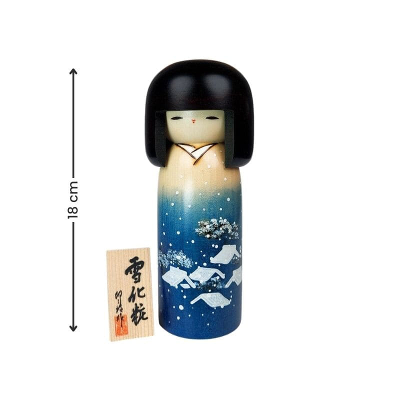 Kokeshi vinterdocka
