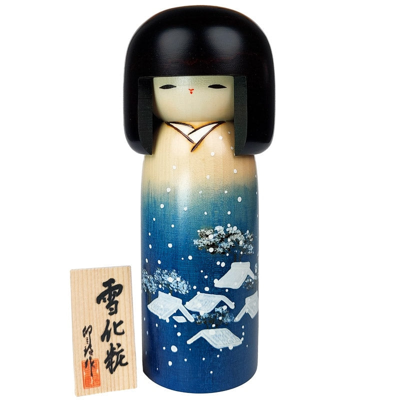 Kokeshi vinterdocka