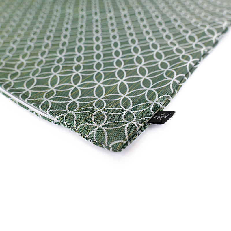Kuddfodral Japanskt Motiv Shippo Grönt – 50x50 cm