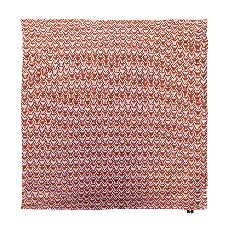 Kuddfodral Japanskt Tsumugiori Seigaiha – 50x50 cm