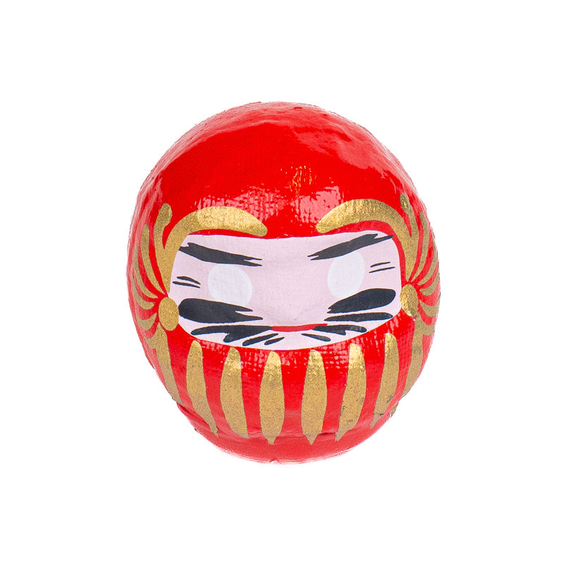 Liten Japansk Daruma 4 cm - Flera Färger Röd