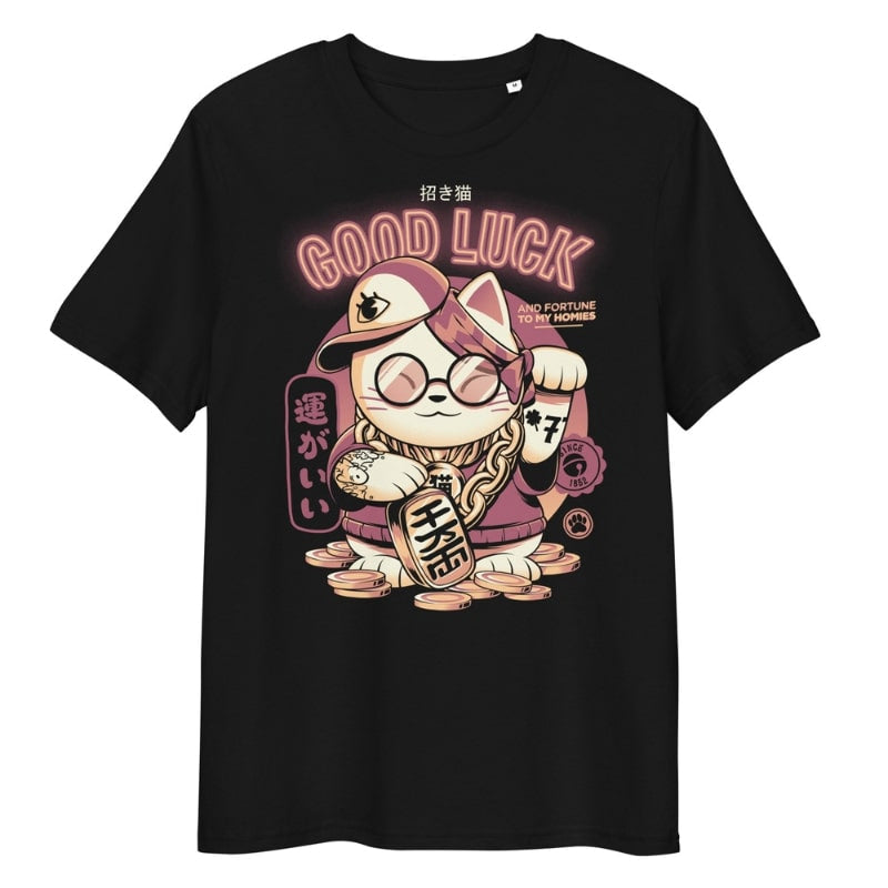 Maneki Neko Japansk T shirt S
