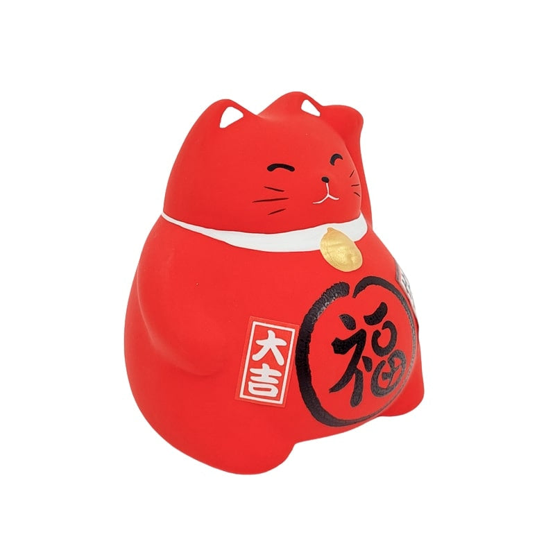 Maneki Neko Marufuku Röd