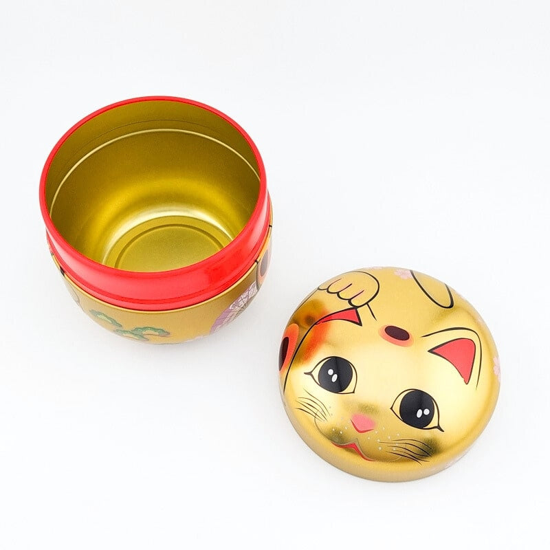 Maneki Neko Teask i guldmetall