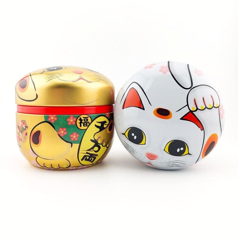 Maneki Neko Teask i guldmetall