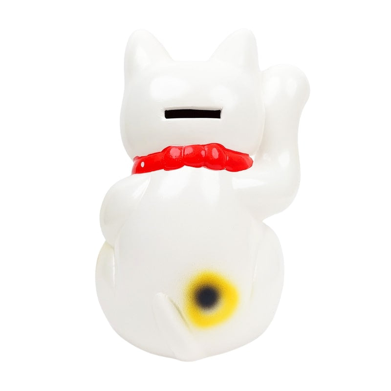 Maneki Neko Vit Seto 21 cm