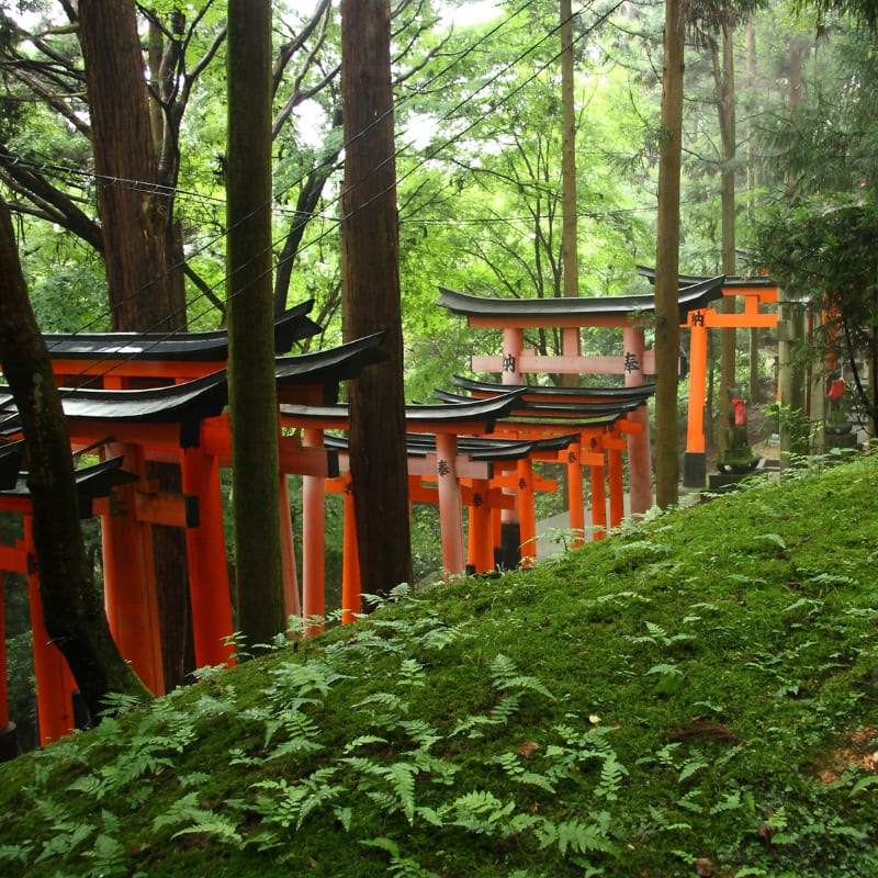 Japansk miniatyrmodell - Fushimi Inari Shrine