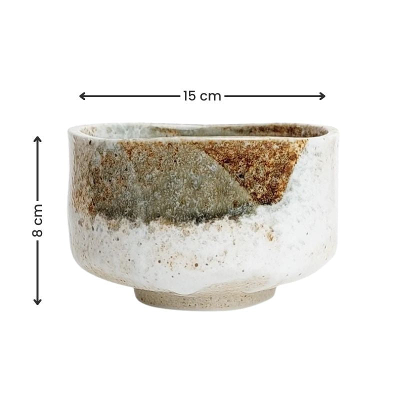 Matcha Shino teskål