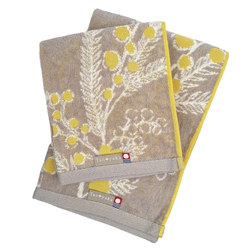 Mimosa japansk handduk