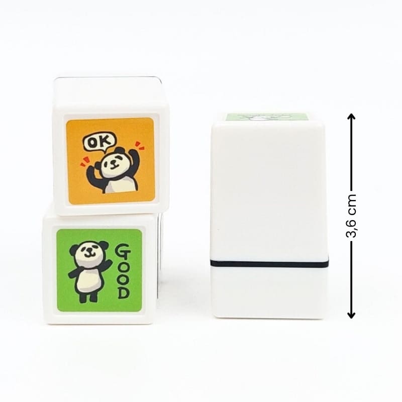 Mini japansk pandastämpel