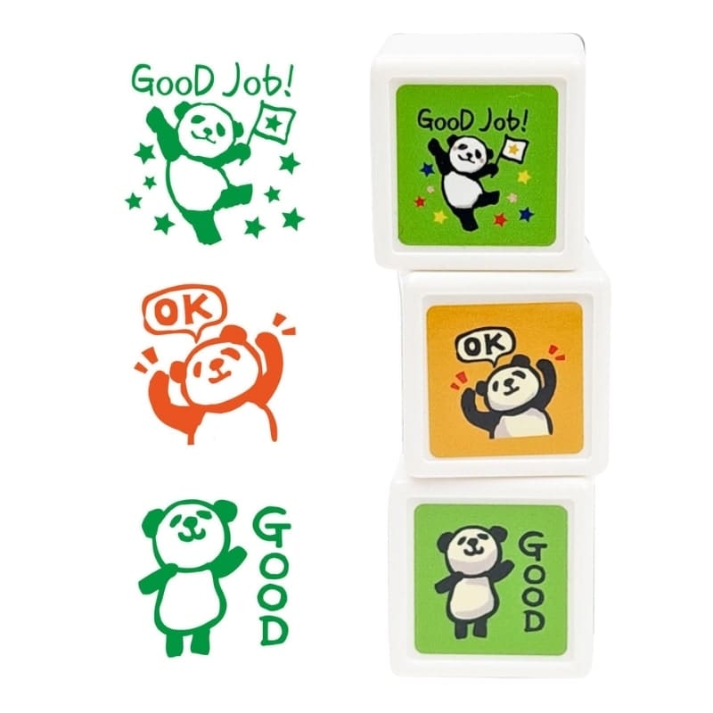 Mini japansk pandastämpel