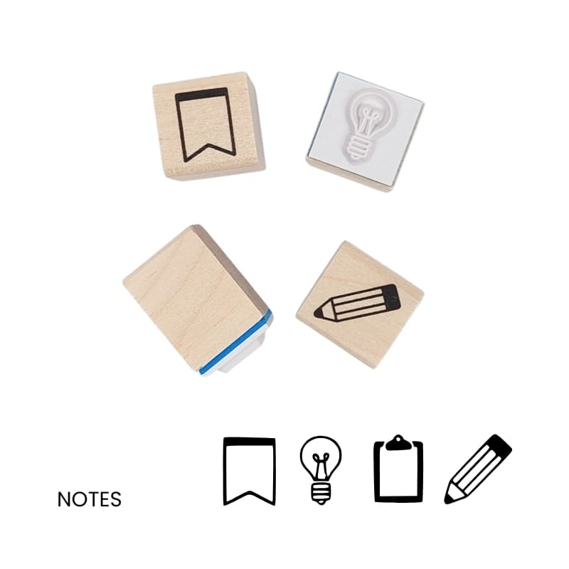 Mini japansk stämpel Bullet Journal Anteckningar