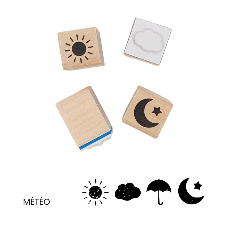 Mini japansk stämpel Bullet Journal Väder