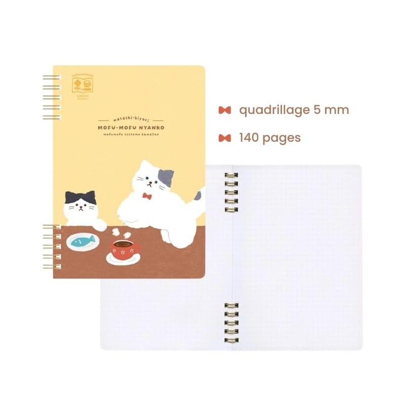 Mofu Mofu Nyanko Spiral anteckningsbok